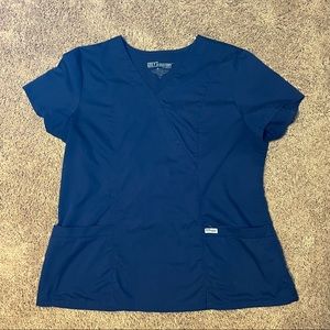 Grey’s Anatomy Navy Scrub Top